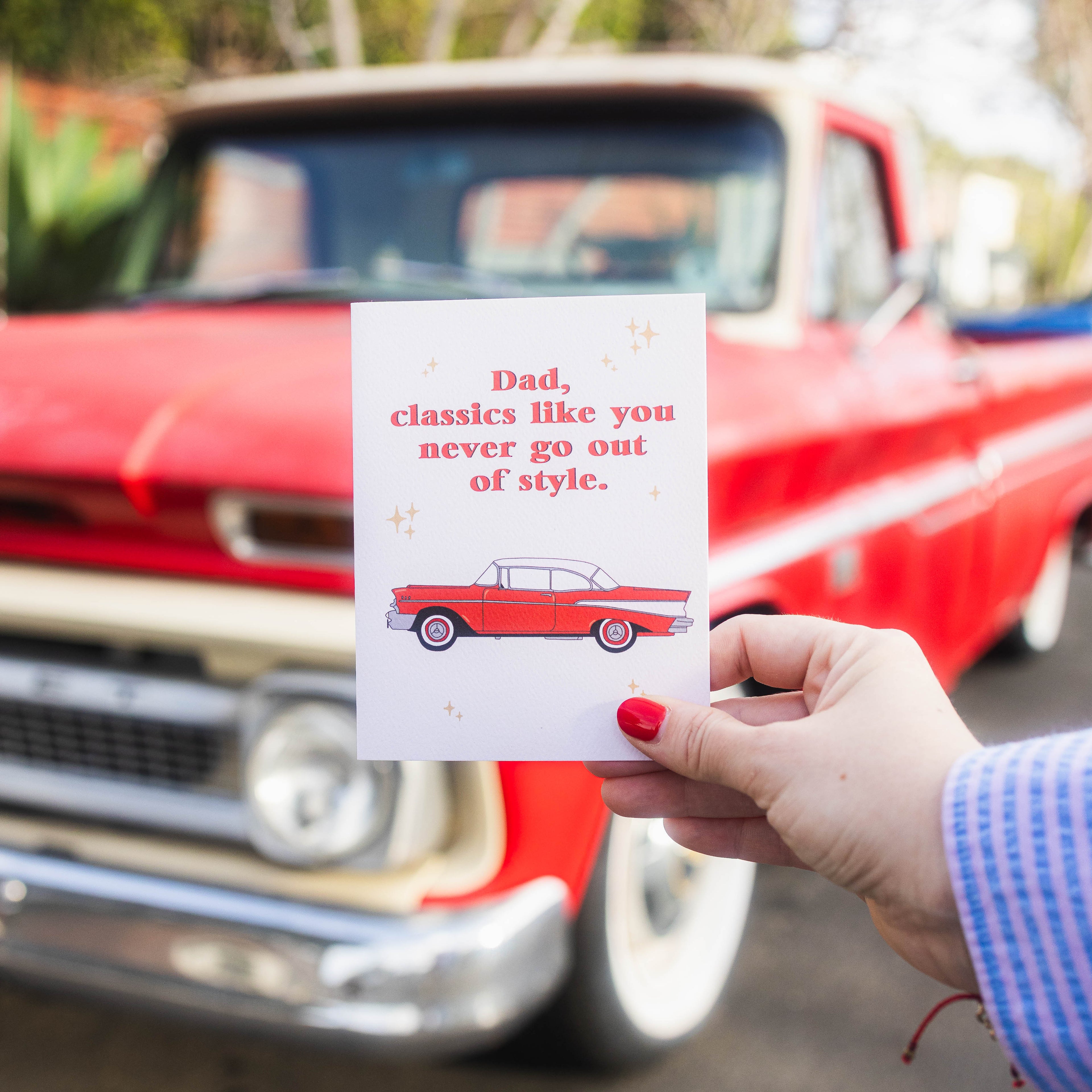 Classic Dad Greeting Card