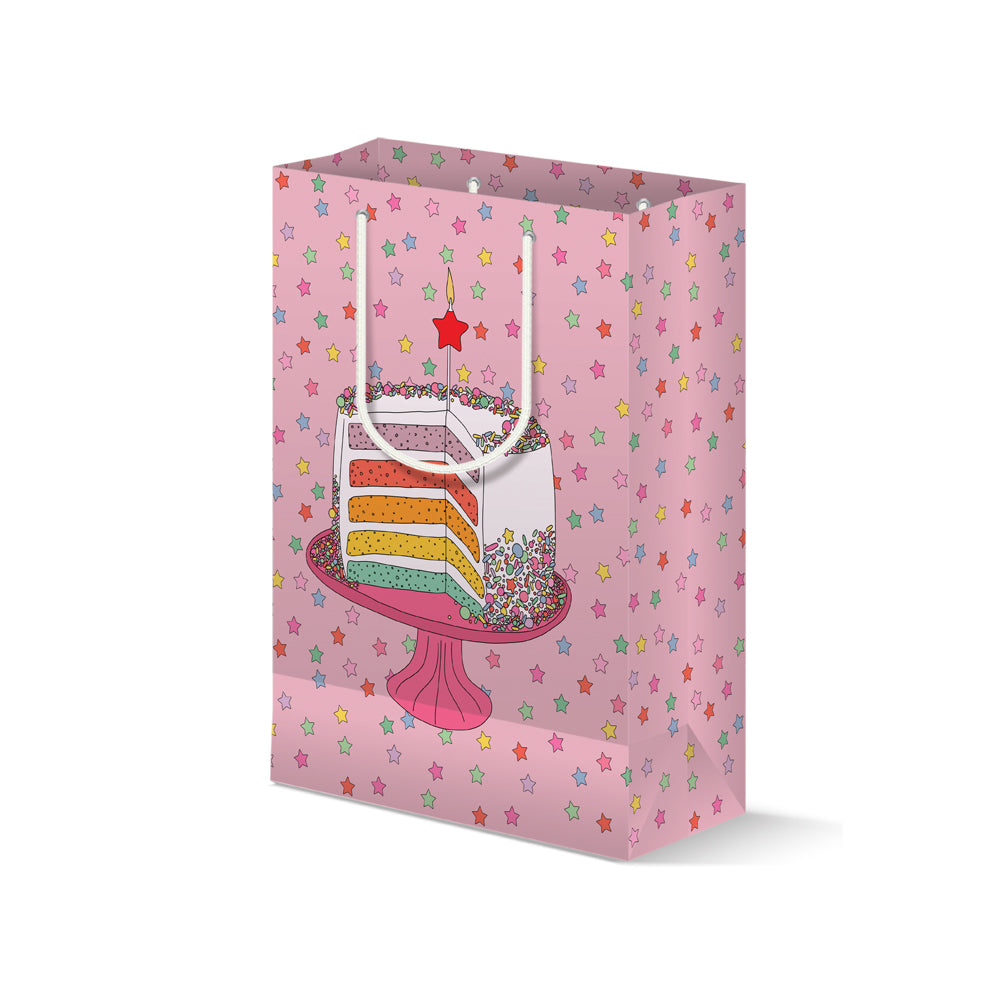 Rainbow Cake Gift Bag
