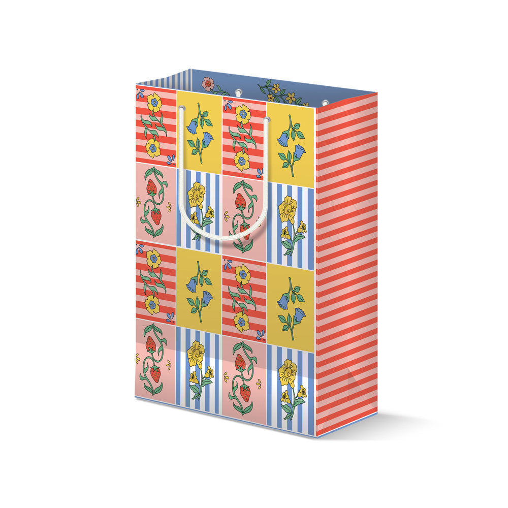Patchwork Floral Gift Bag