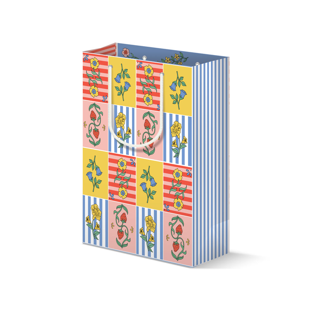 Patchwork Floral Gift Bag