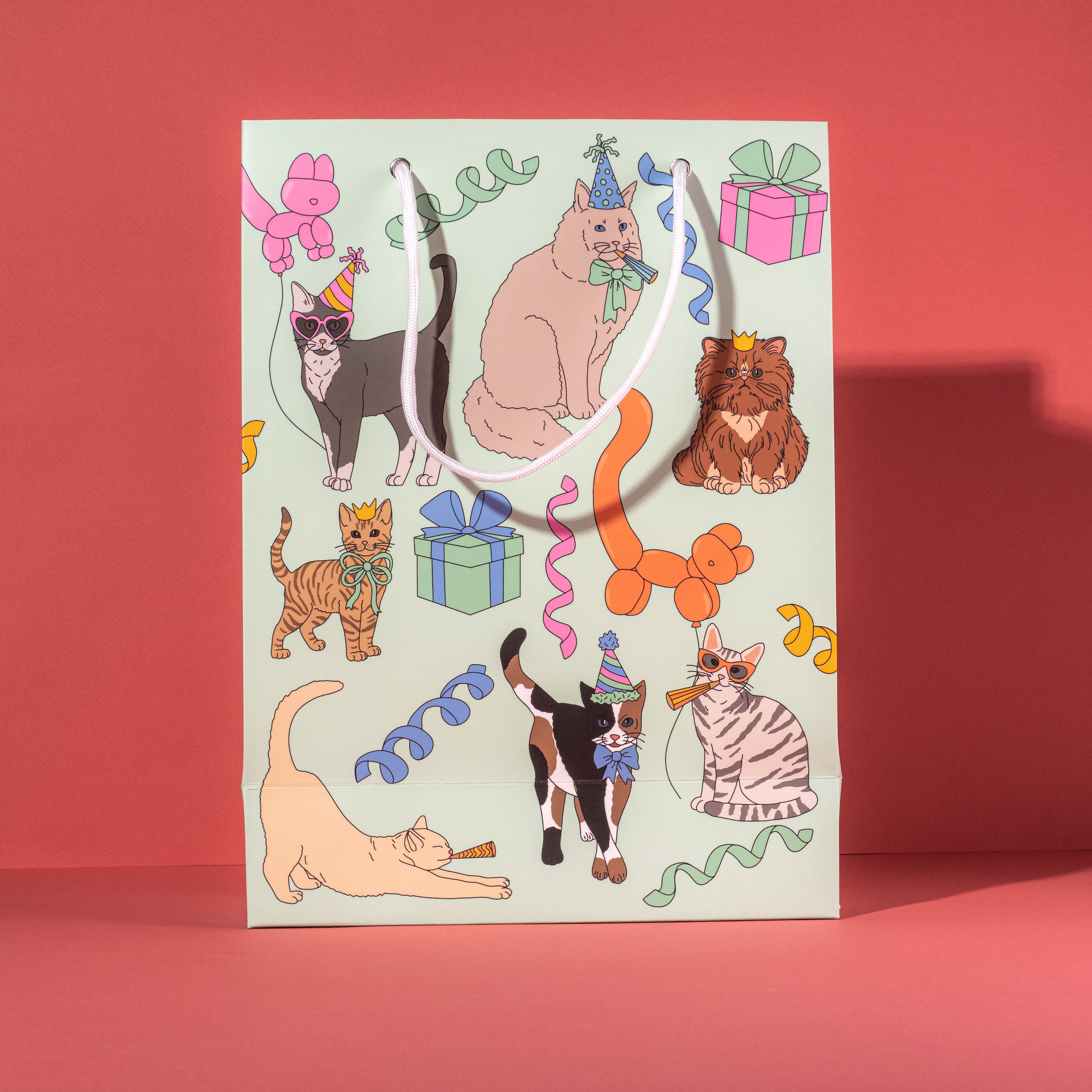 Birthday Cats Gift Bag