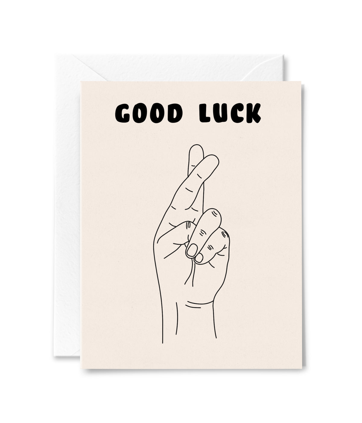 Fingers Crossed Card