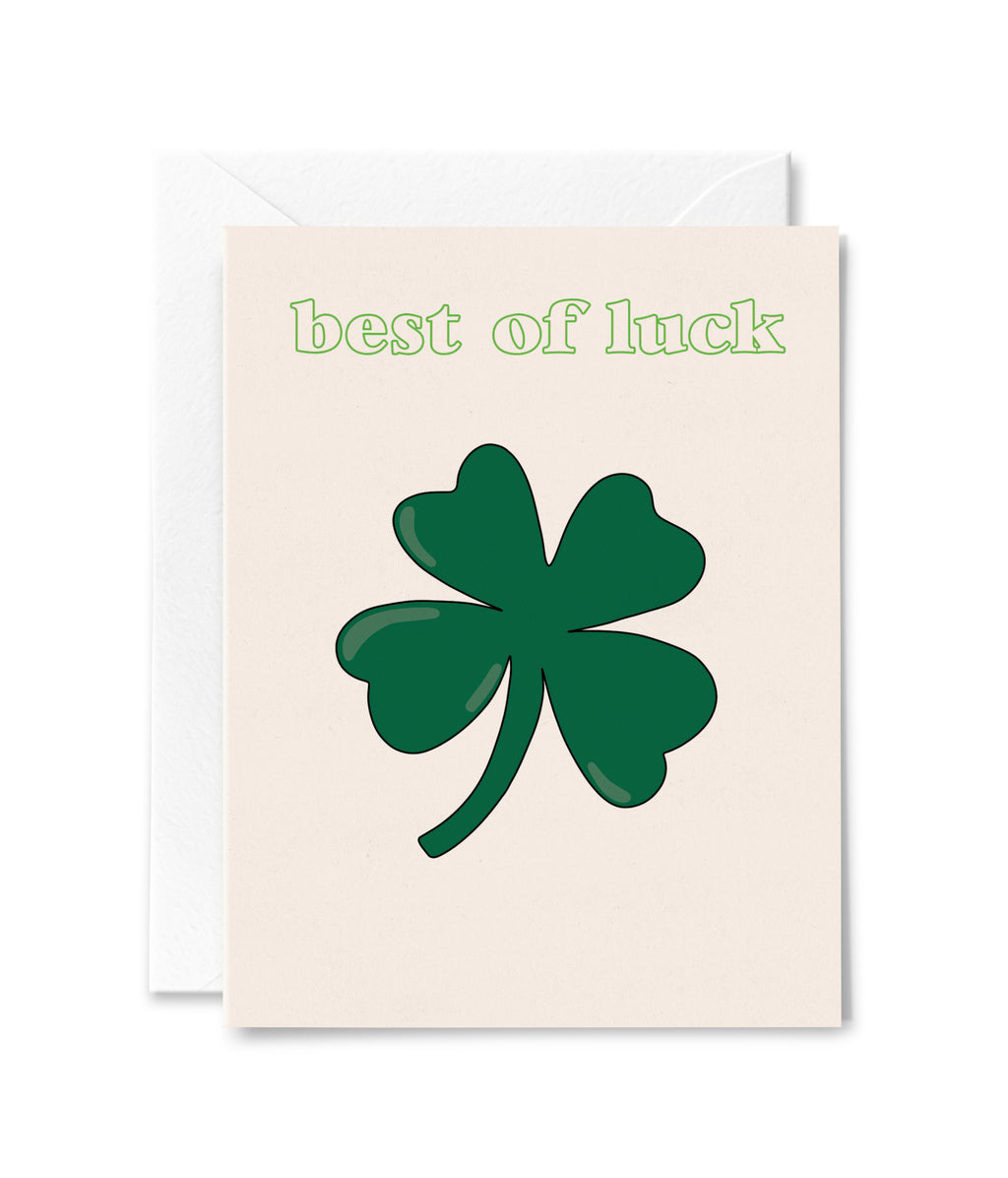 Best Of Luck Card