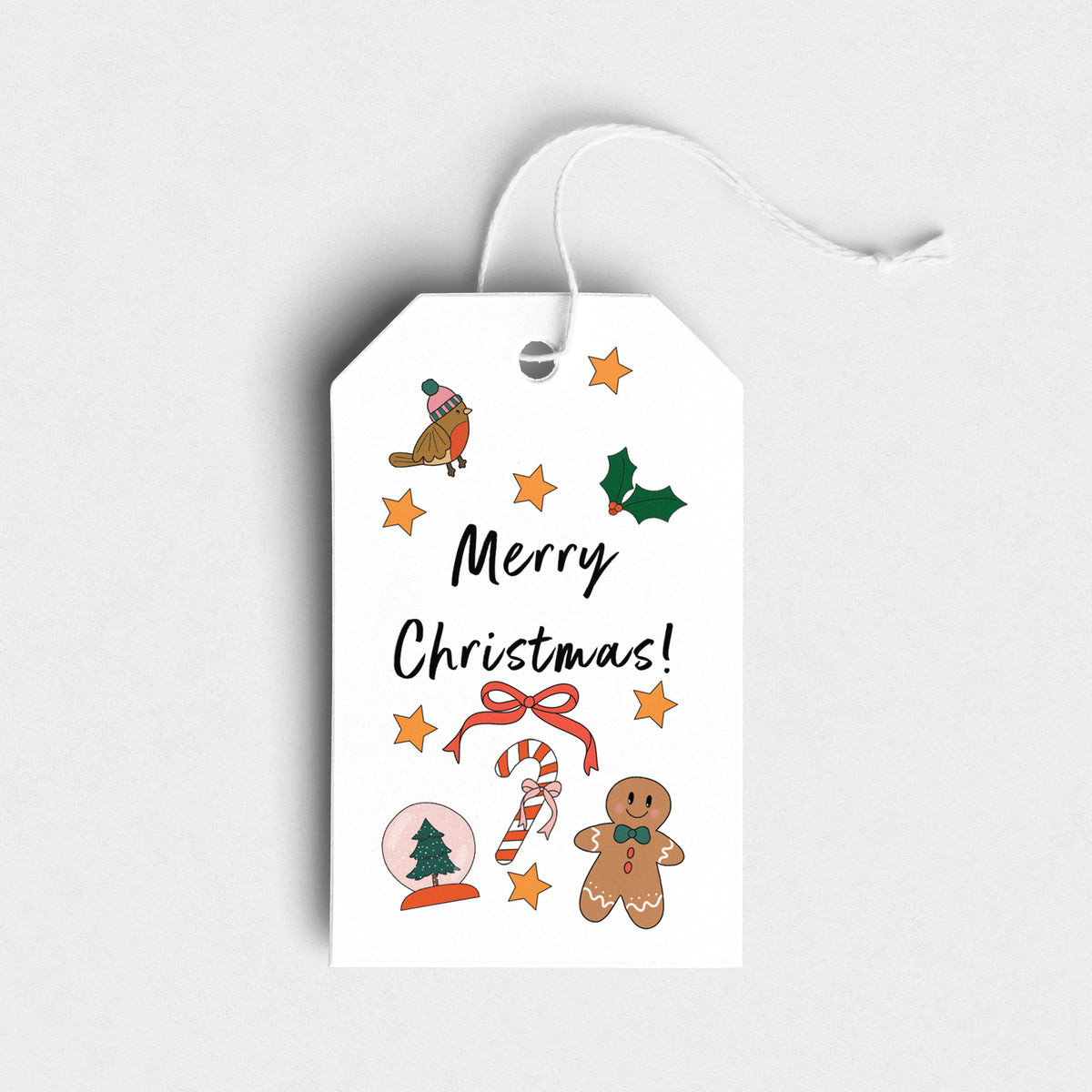 Christmas Icons Gift Tags - Pack of 10