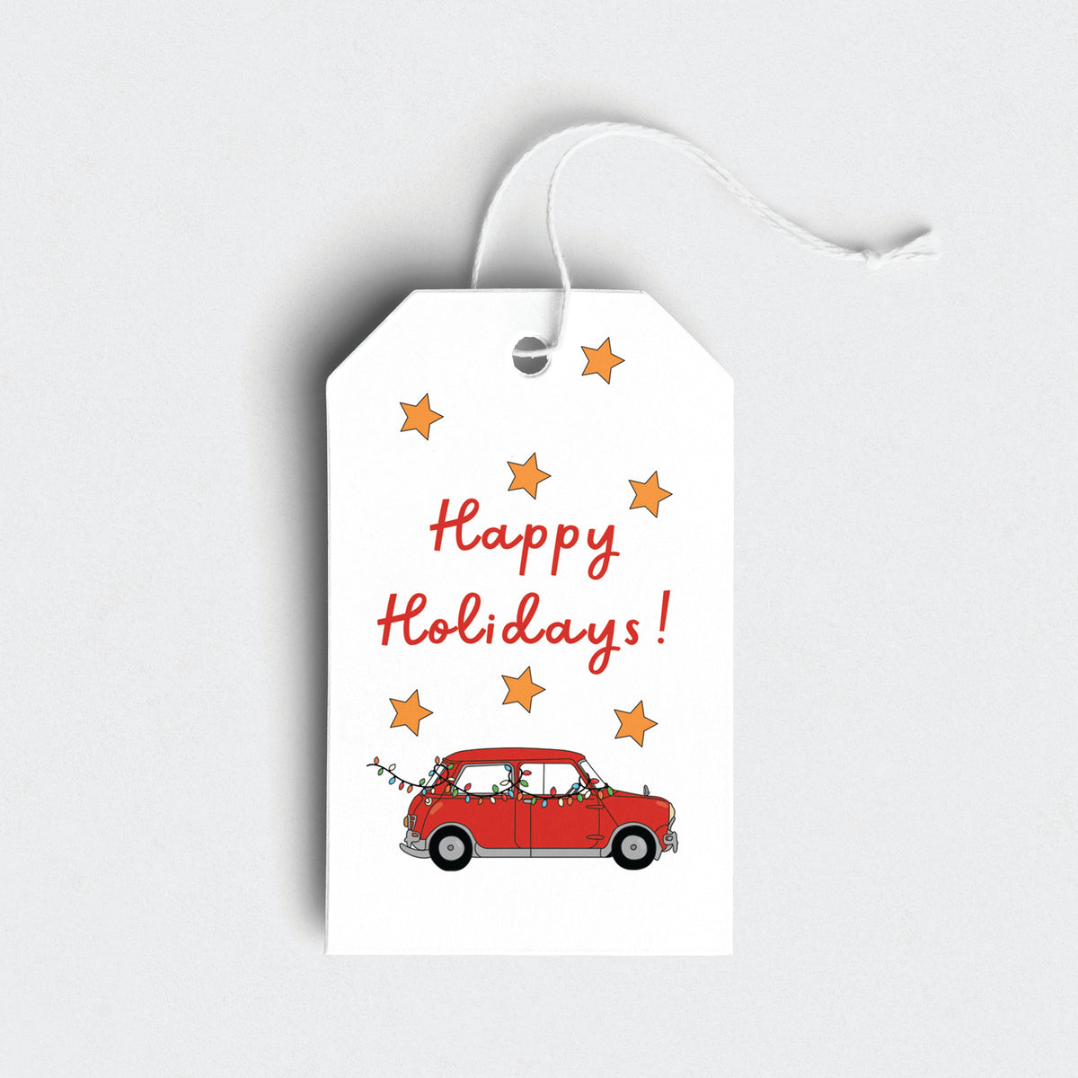 Holiday Car Gift Tags - Pack of 10