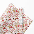 Cowgirl Gift Wrap 3 Sheets Rolled