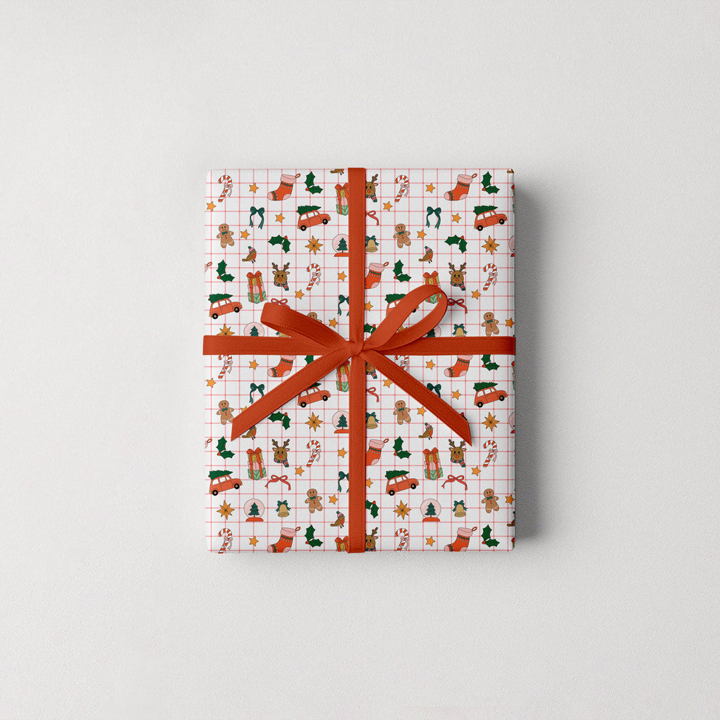 Christmas Icons Gift Wrap Rolls