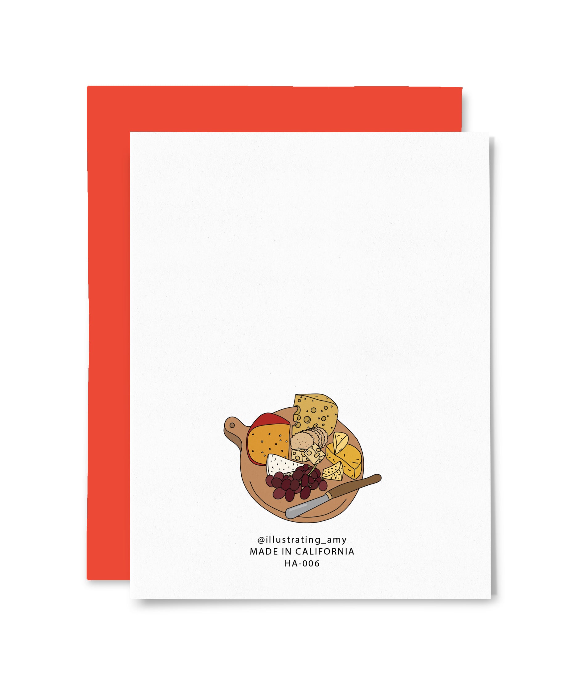 Wine & Cheese Anniversary Greeting Card