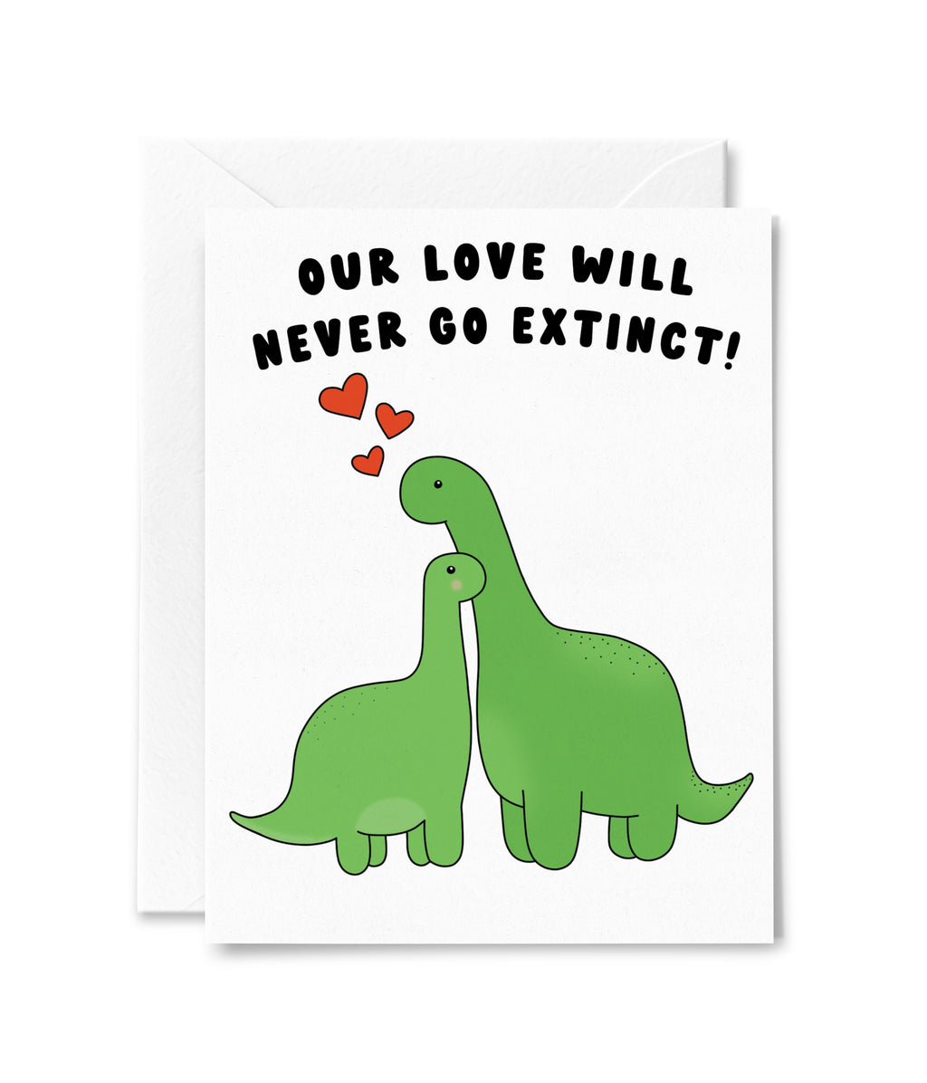 Dinosaur Anniversary Card
