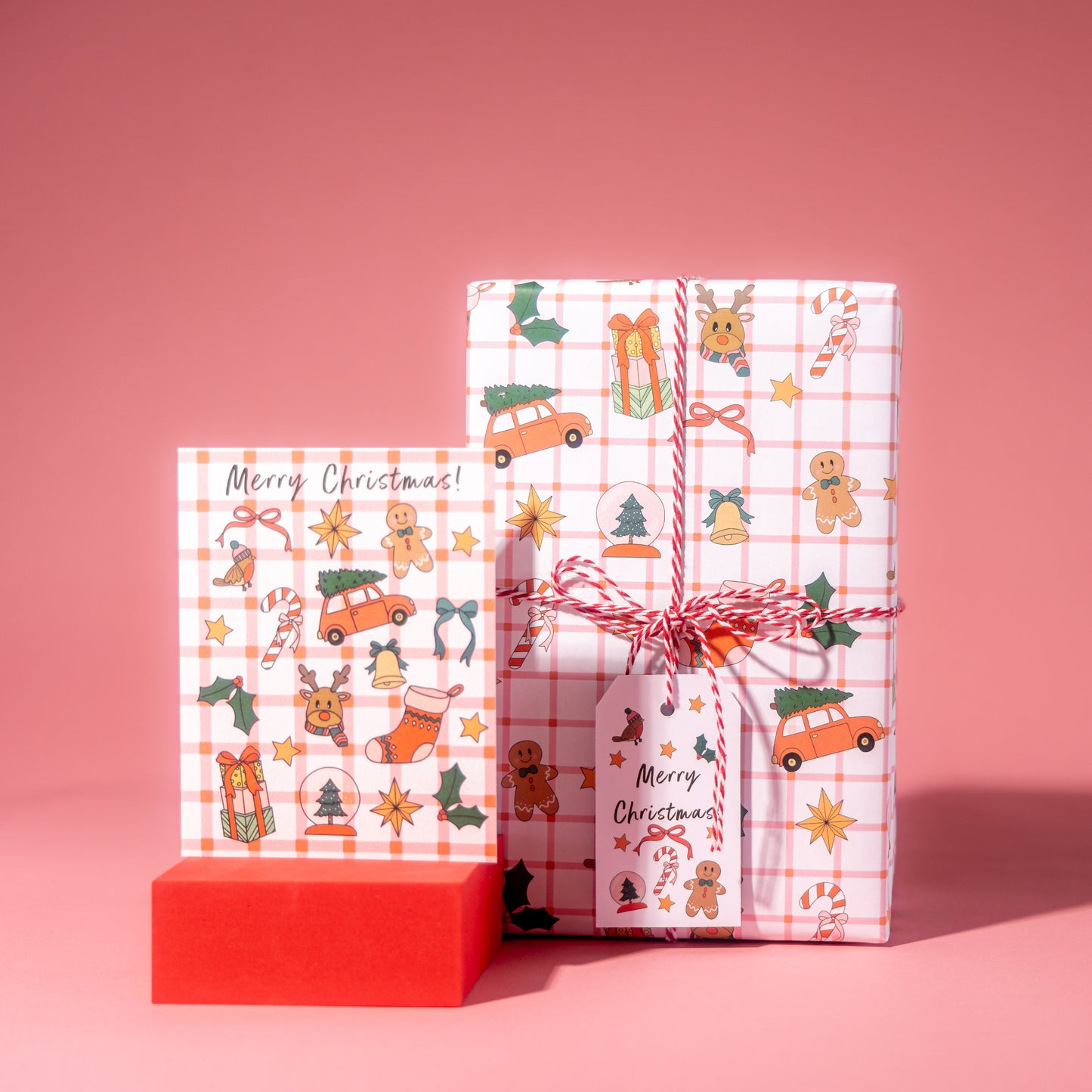 Christmas Icons Gift Wrap Rolls