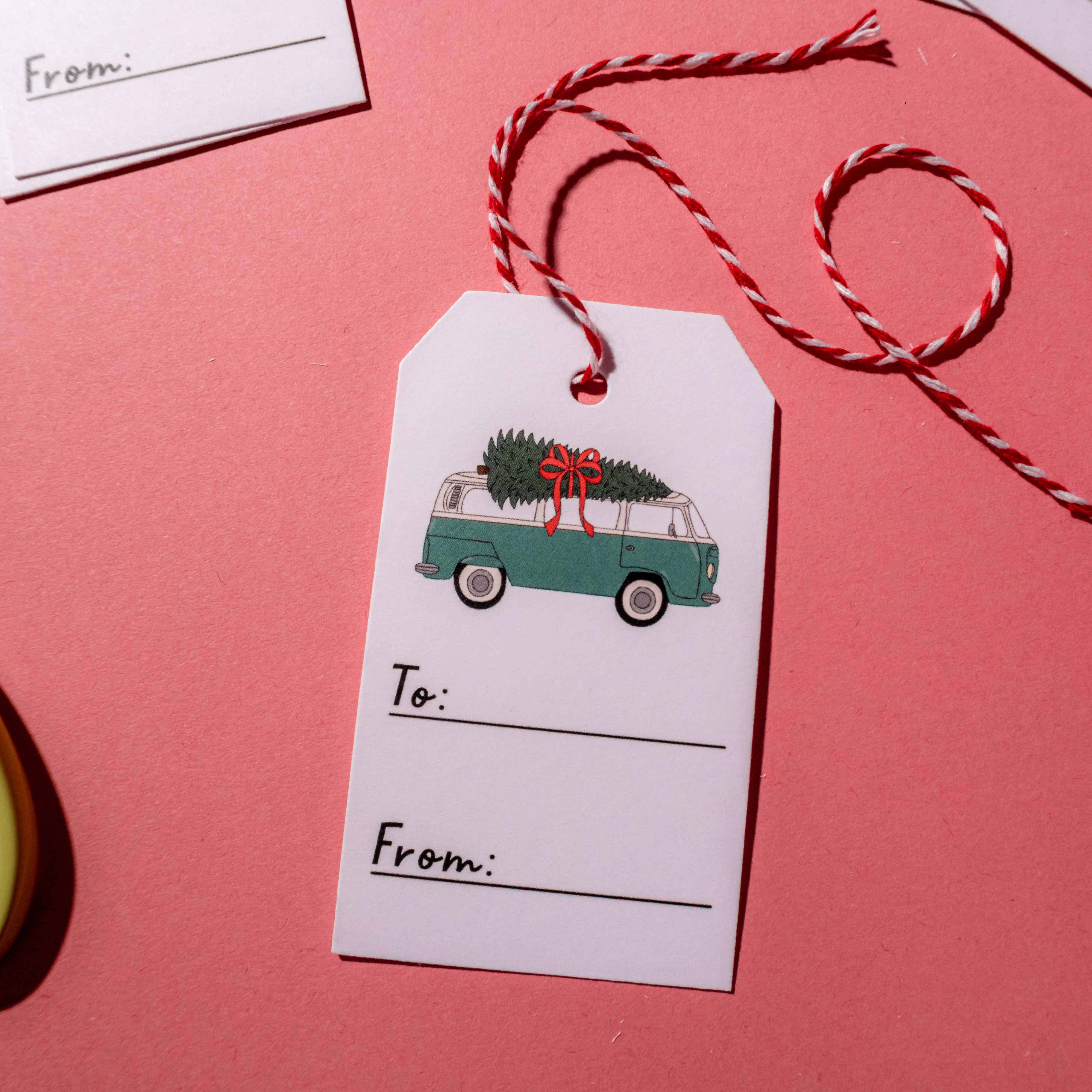 Holiday Car Gift Tags - Pack of 10