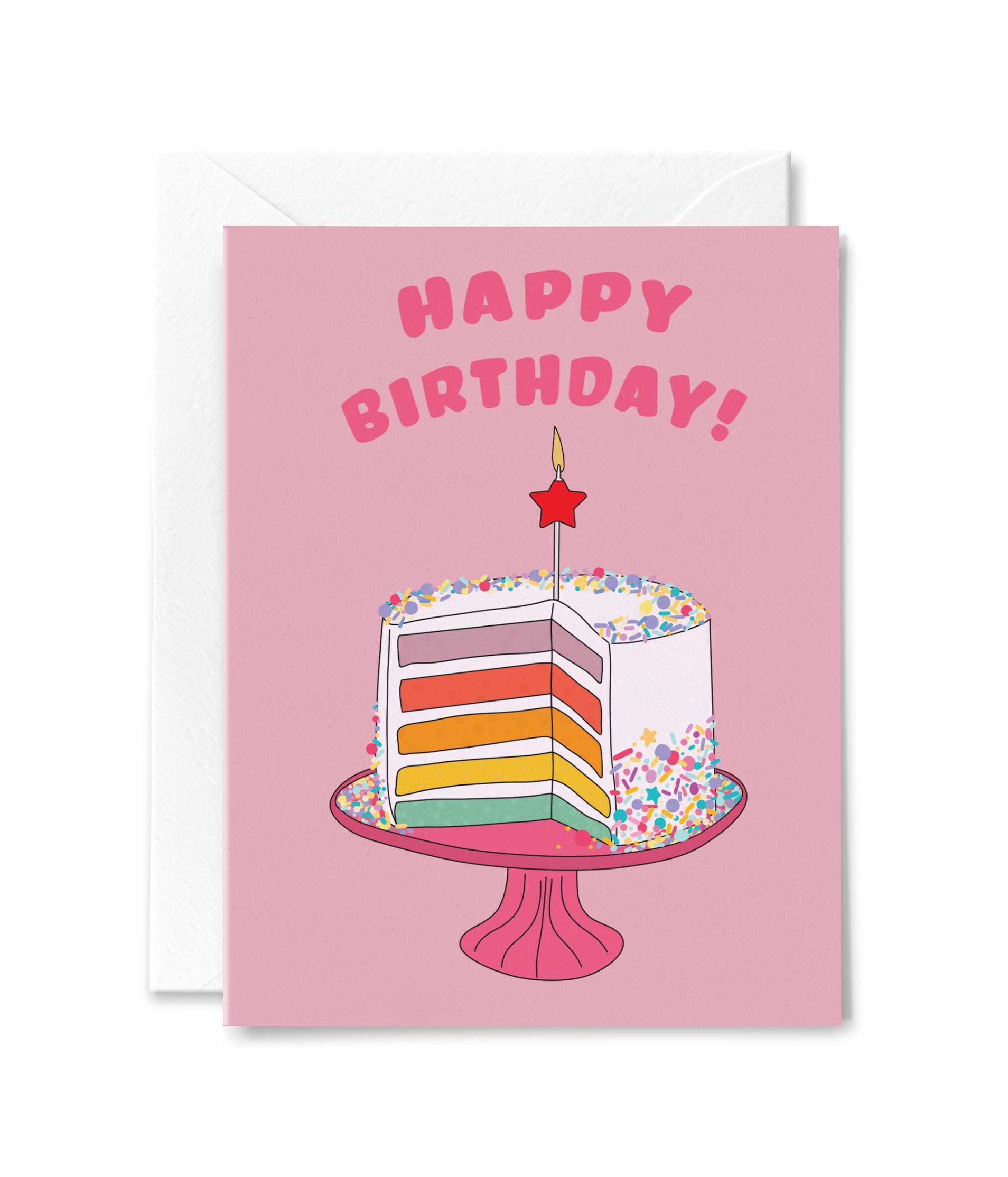 Rainbow Birthday Cake