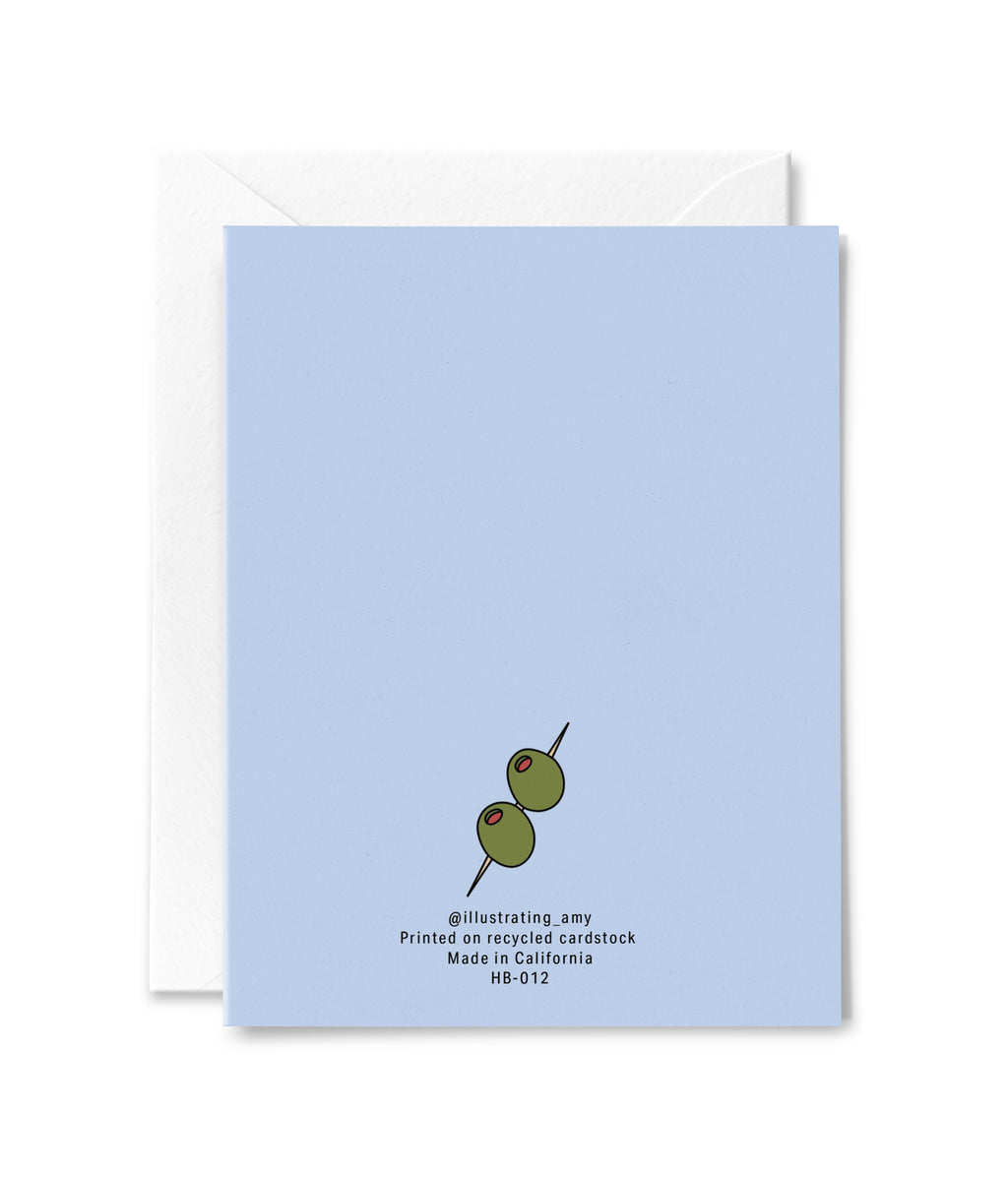 Pup-tini Birthday Card