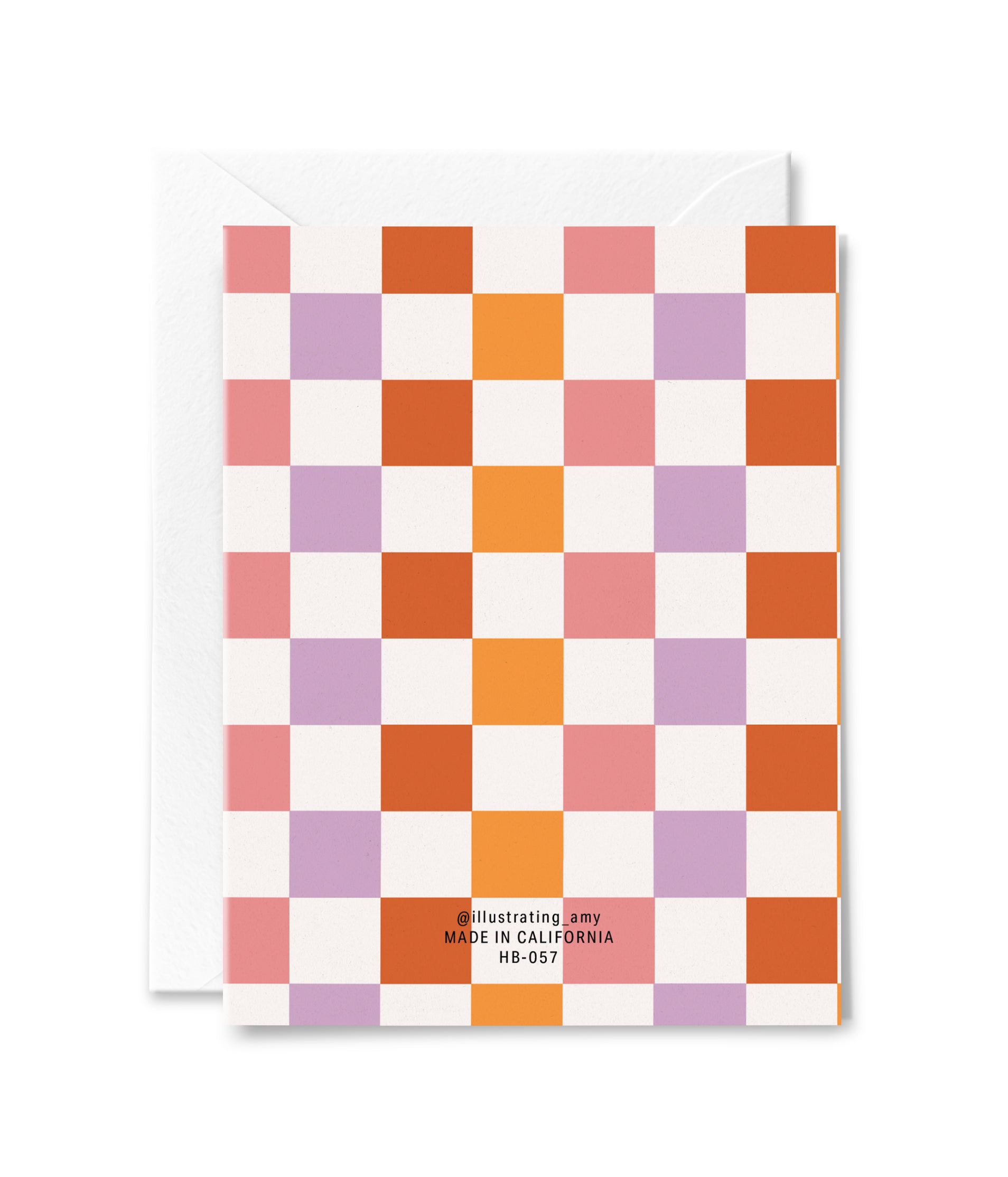 Checkerboard Happy Birthday Card