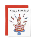Happy Birthday Goose Greeting Card