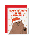 Santa Bear Card