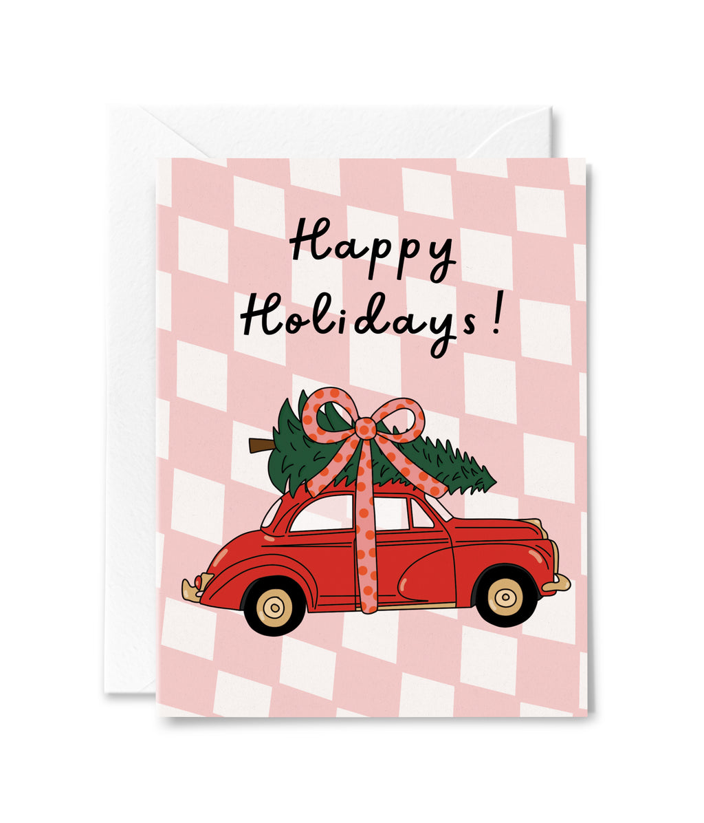 Holiday Car Checks Greeting Card