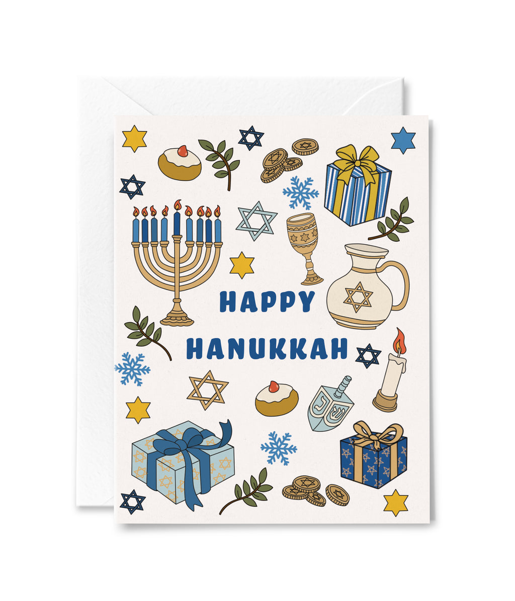 Happy Hanukkah Greeting Card