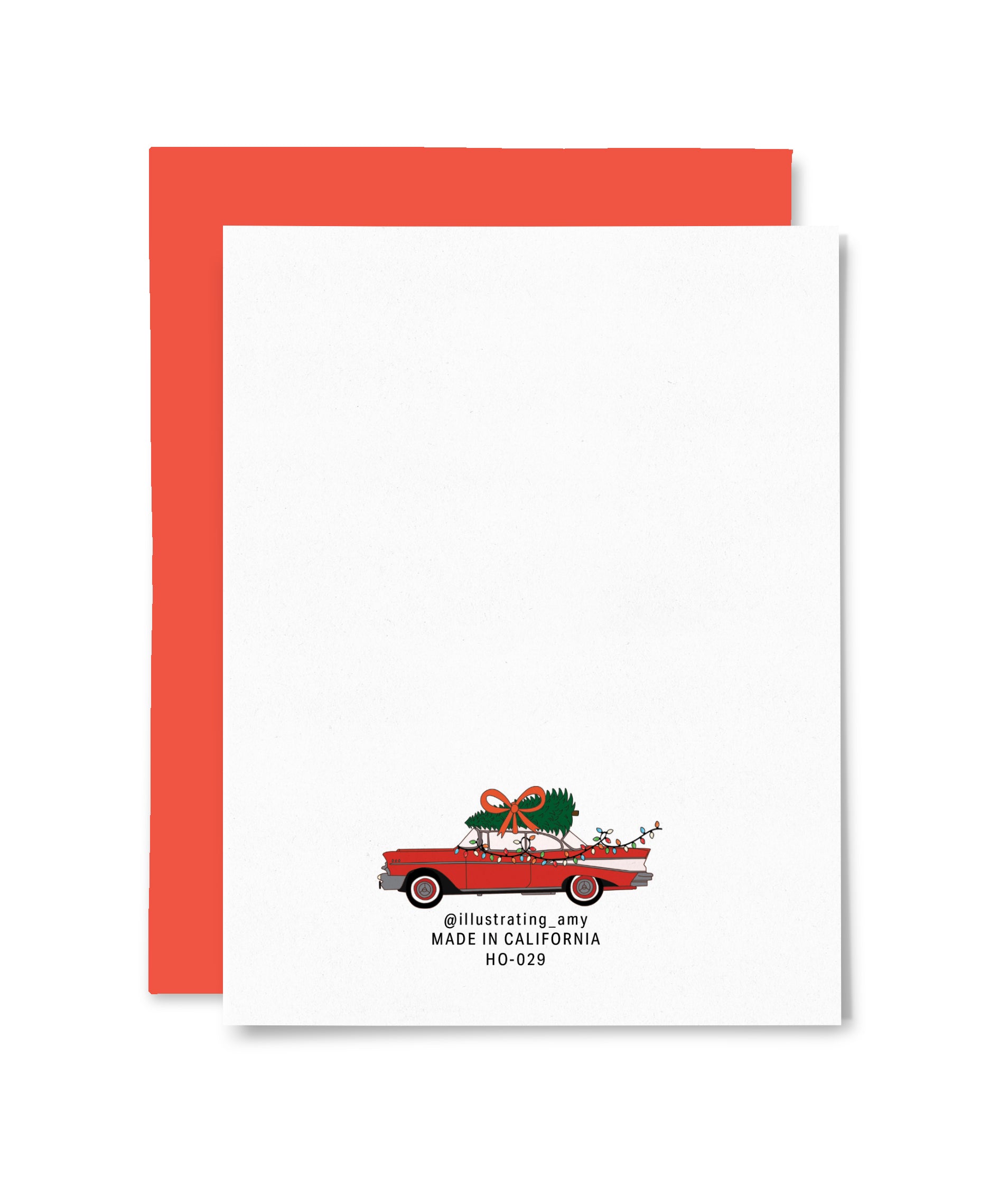 California Coastal Holiday Card