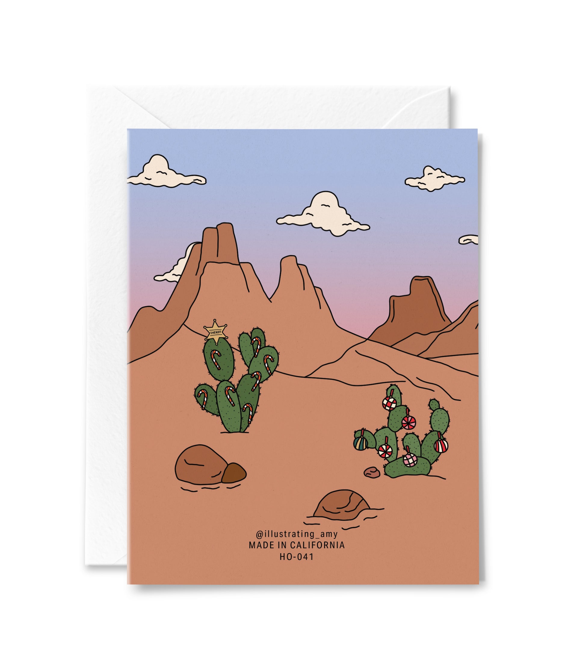 Desert Holidays Card