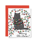 Festive Cat Christmas Card
