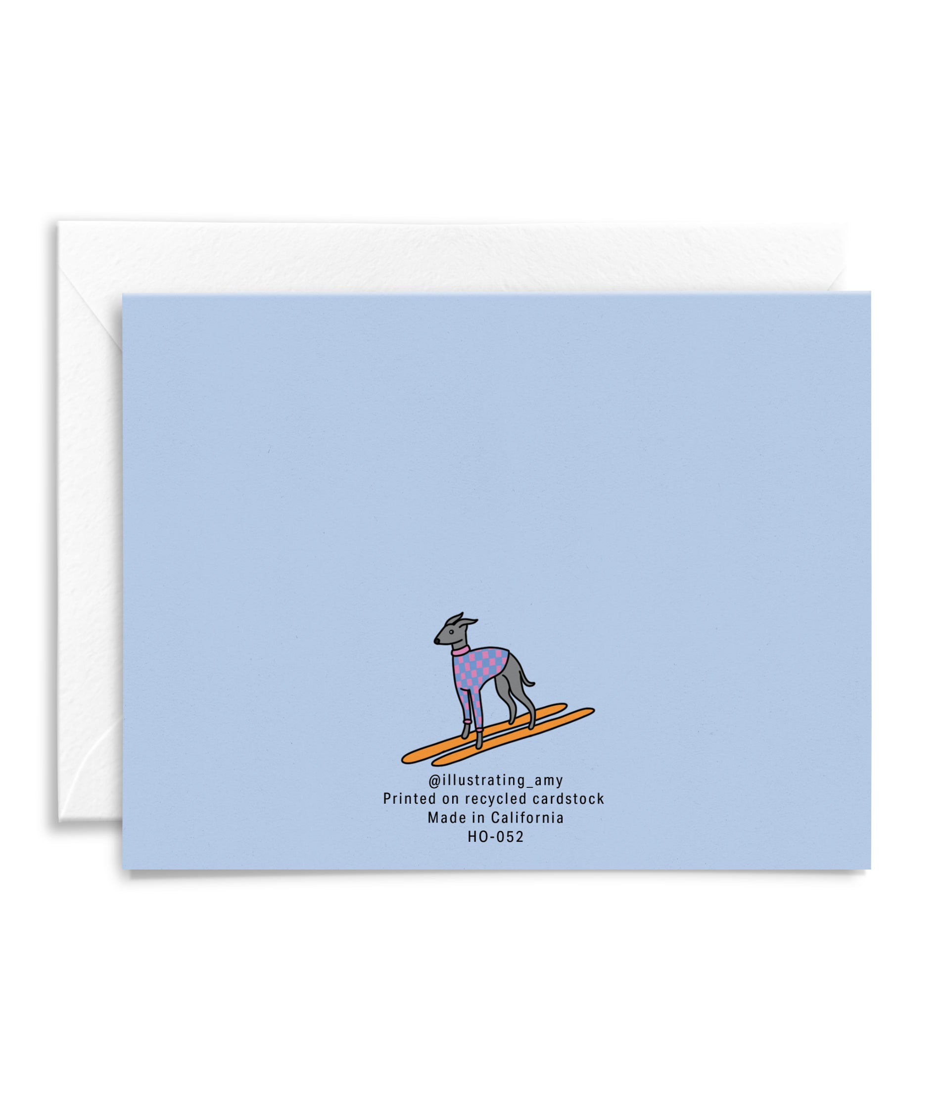 Festive Dog Christmas Tree Car Greeting Card