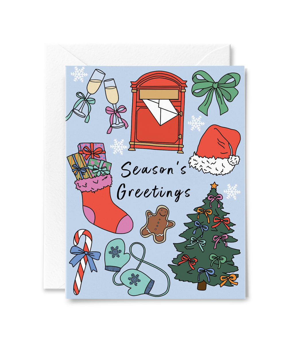 Merry & Bright Christmas Greeting Card