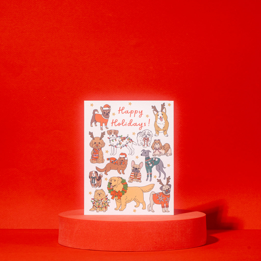 Holiday Dogs Card