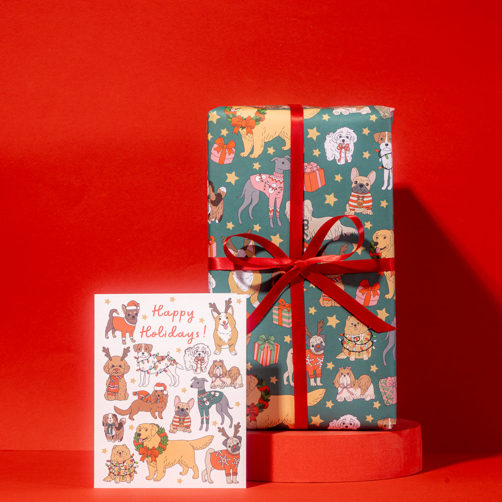 Holiday Dogs Card