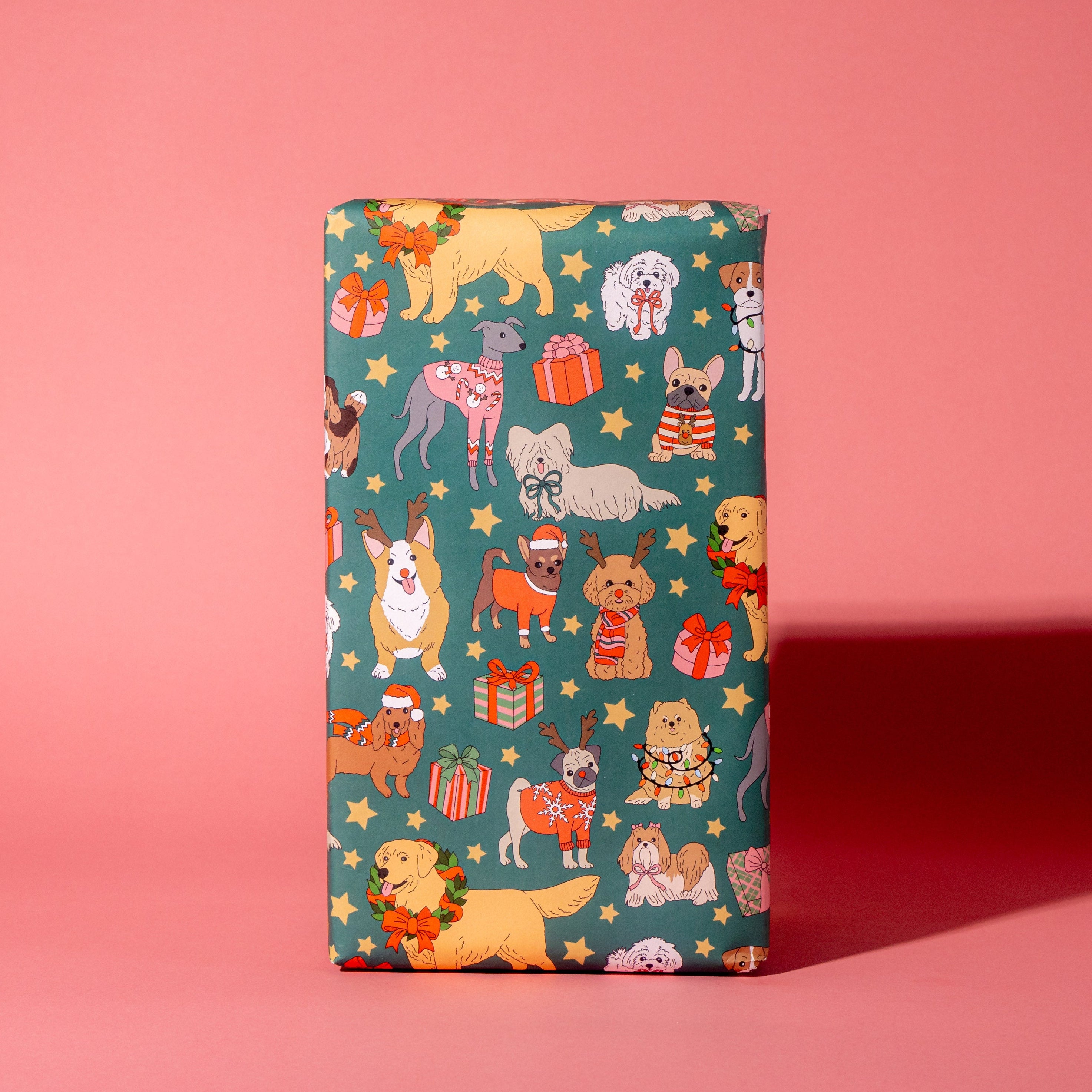 Holiday Dogs Gift Wrap Rolls