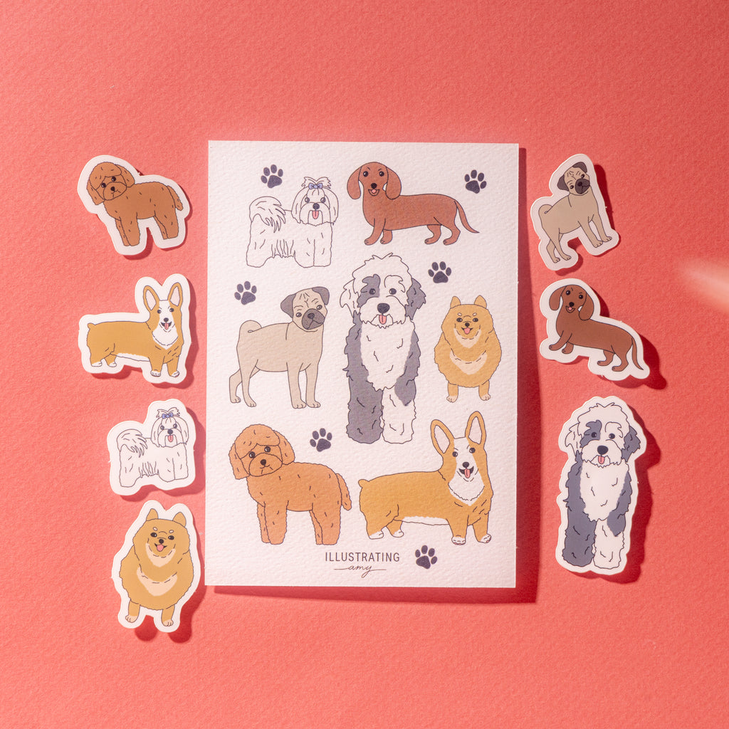 Dog Sticker Collection