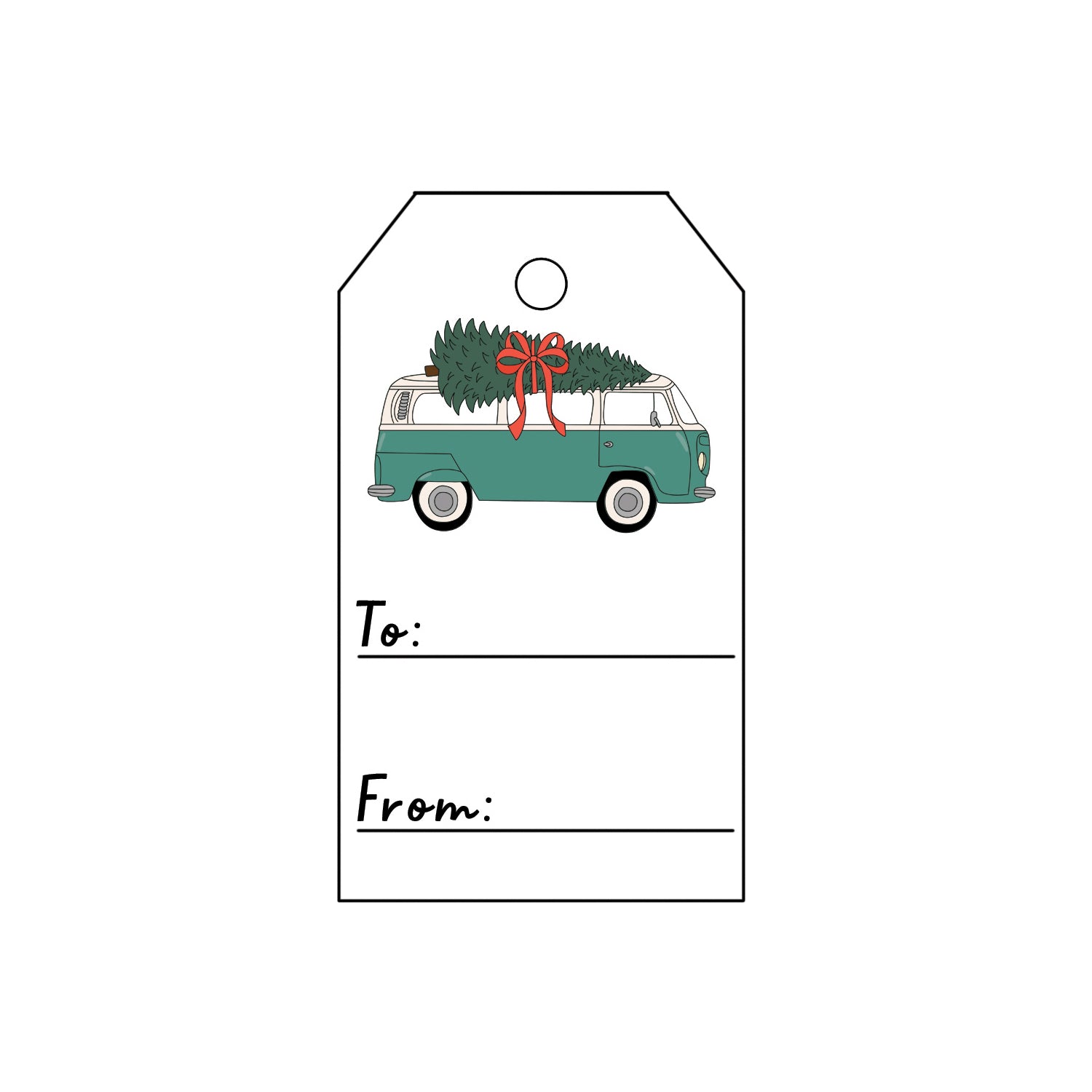 Holiday Car Gift Tags - Pack of 10
