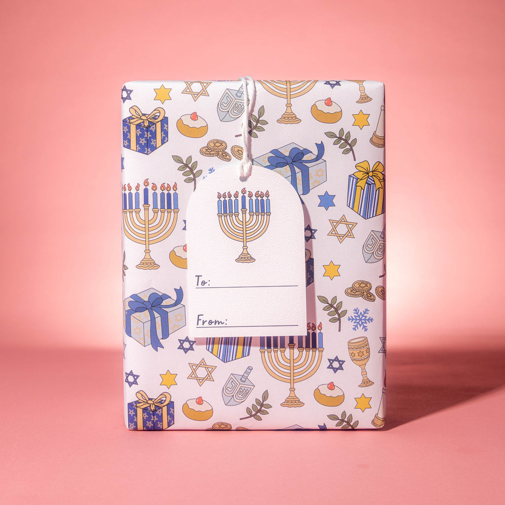 Hanukkah Gift Tags – Arch Shape, Pack of 10
