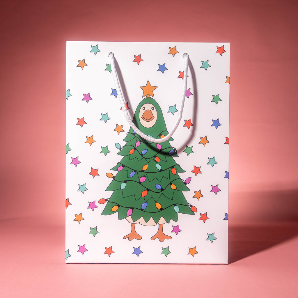 Christmas Goose Gift Bag