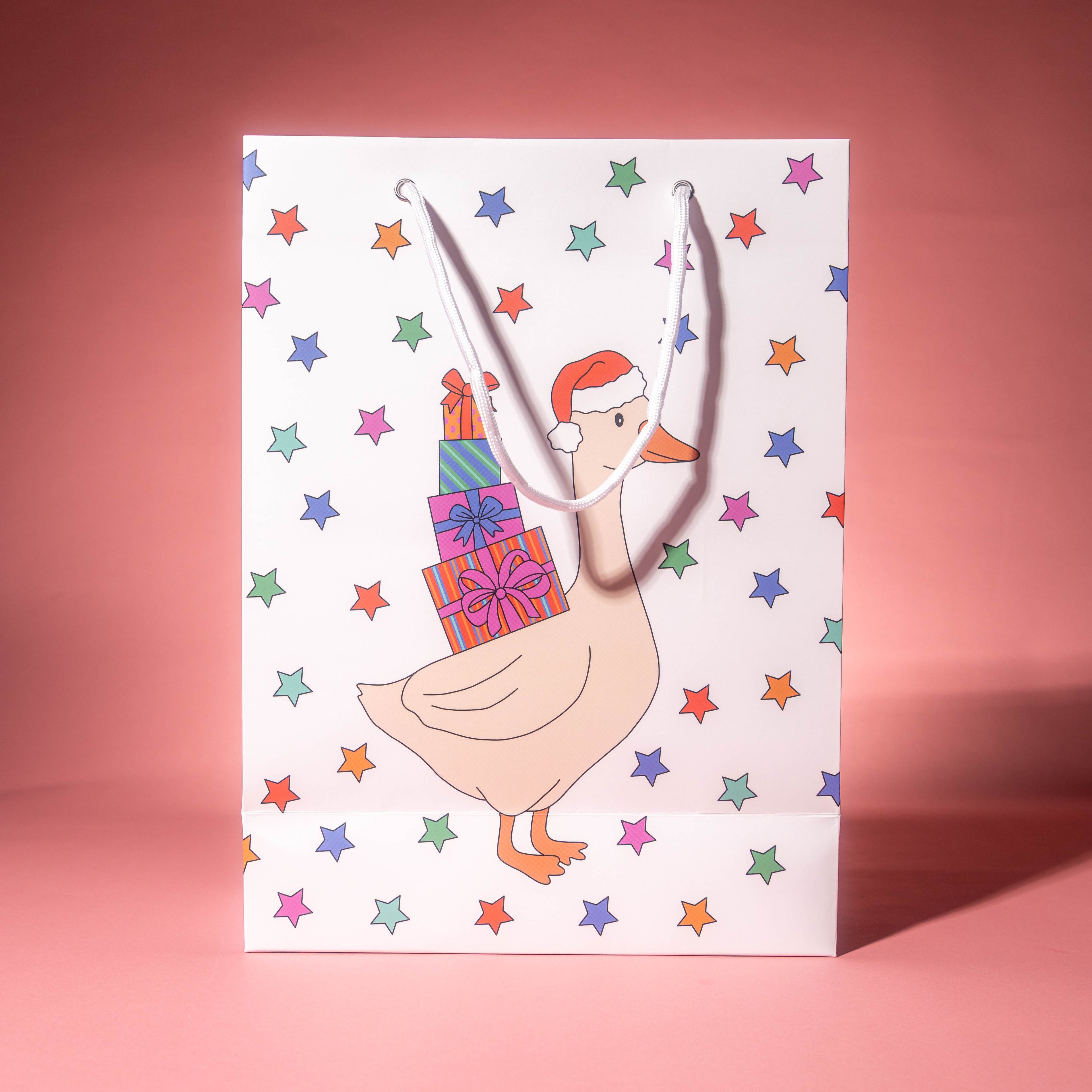 Christmas Goose Gift Bag