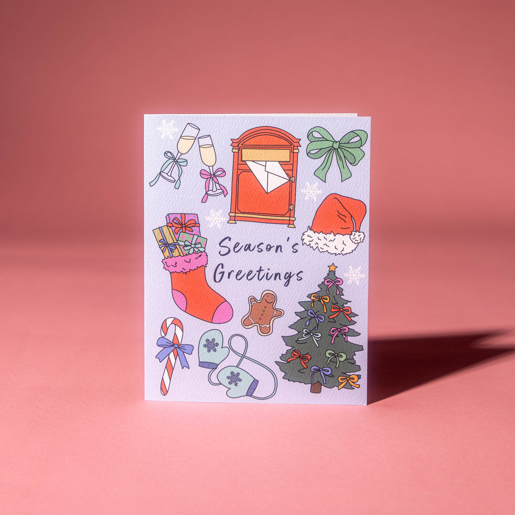 Merry & Bright Christmas Greeting Card