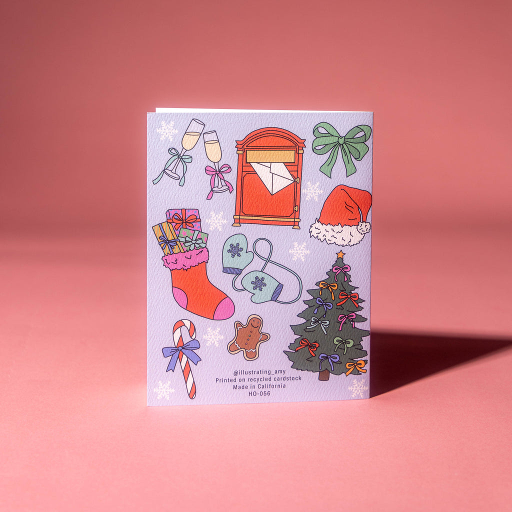Merry & Bright Christmas Greeting Card