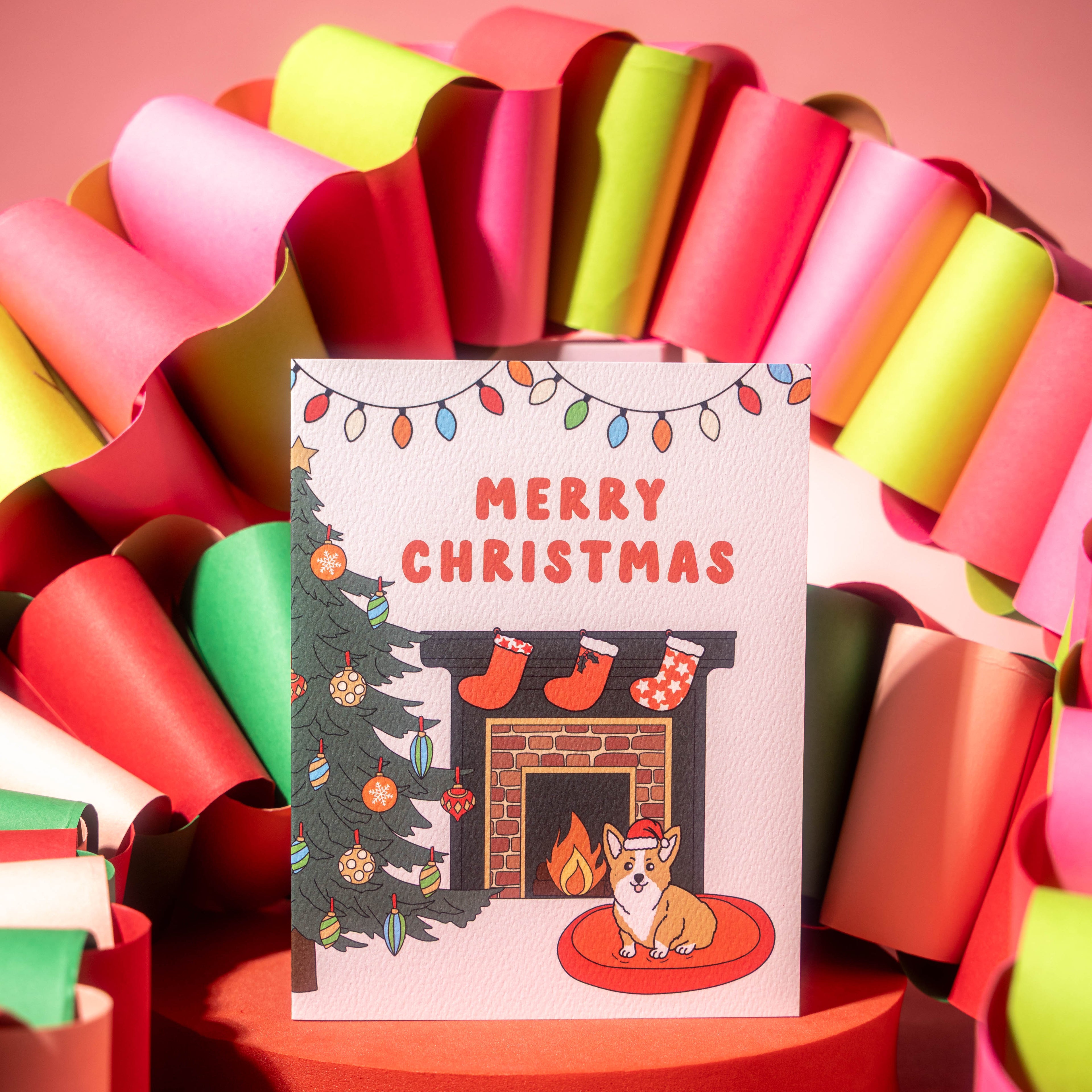 Merry Christmas Fireplace - Boxed Set