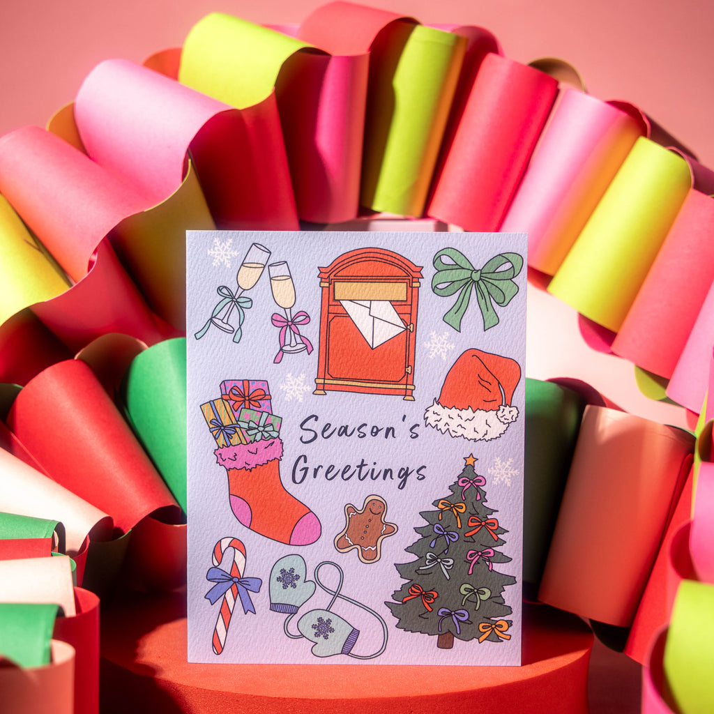 Merry & Bright Christmas Greeting Card