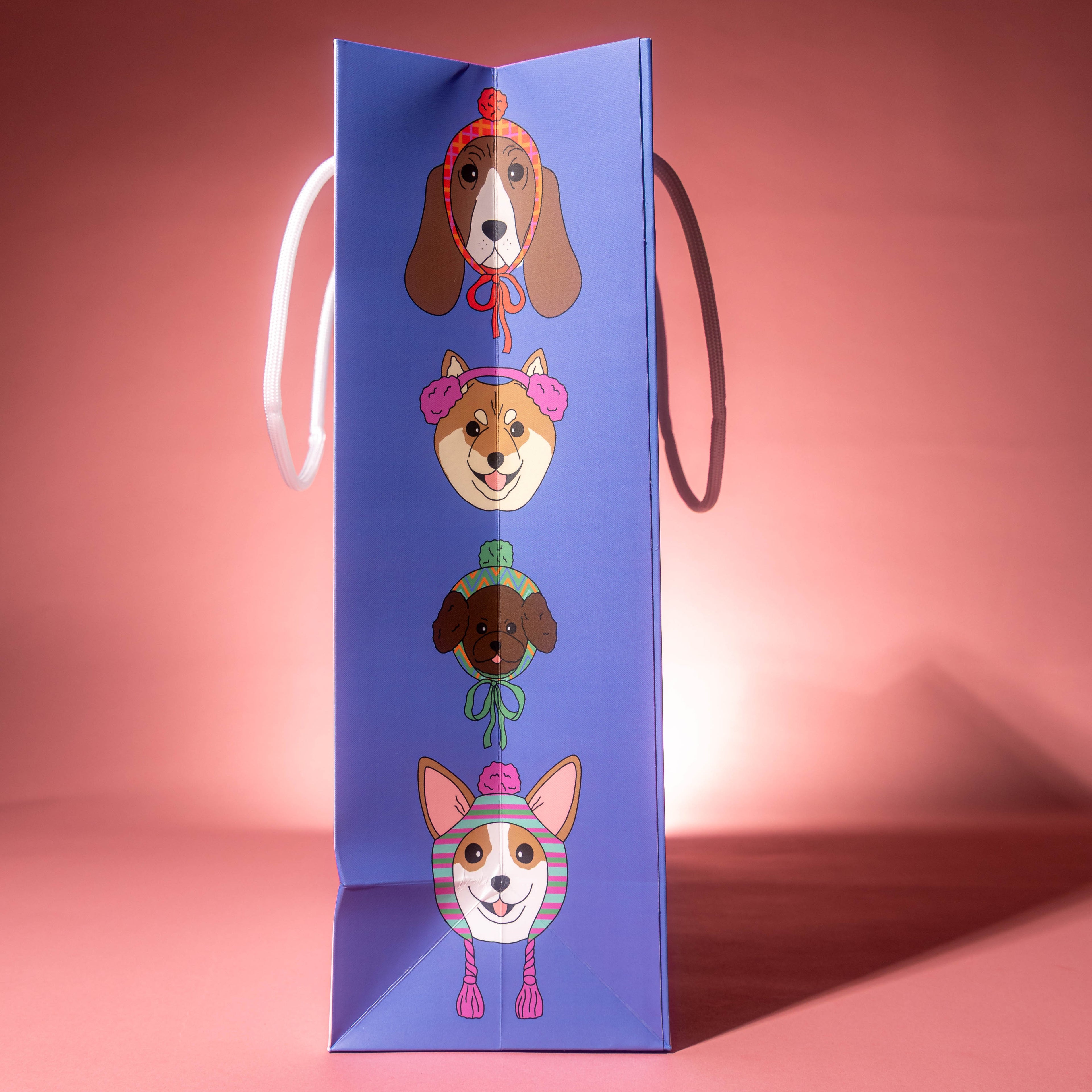 Snowboarding Holidays Dogs Gift Bag