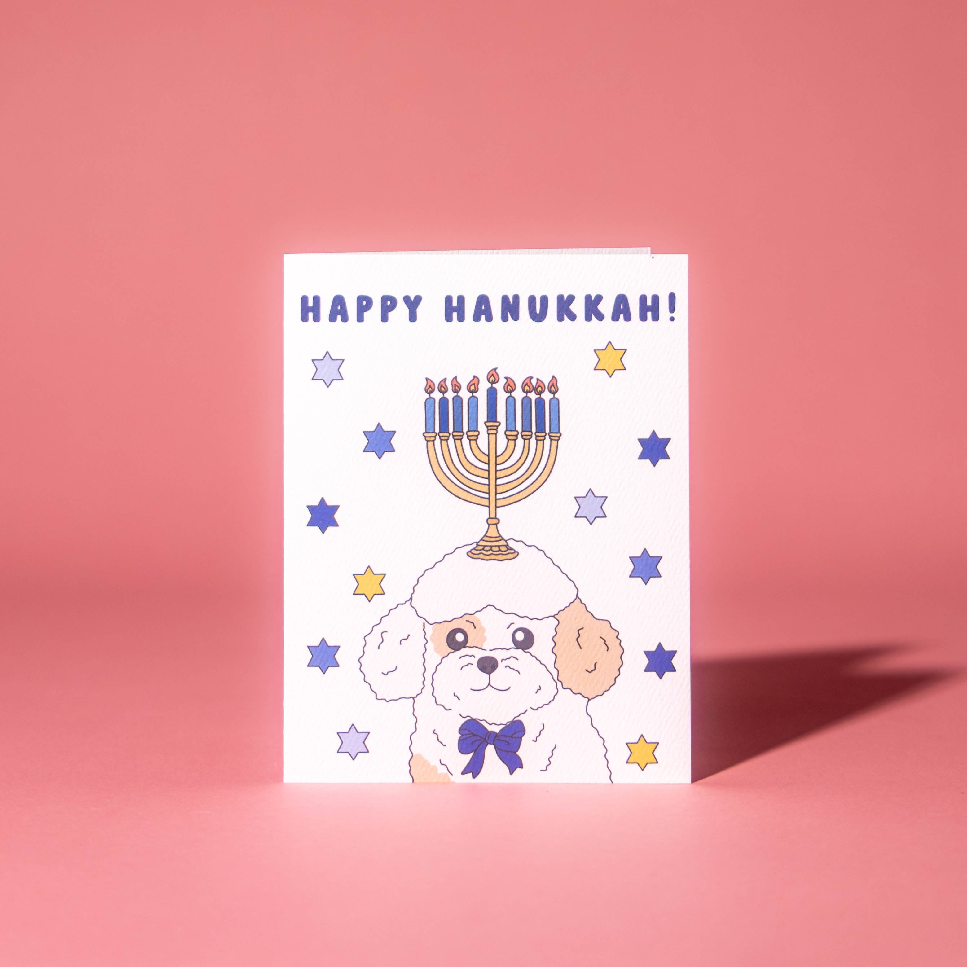 Hanukkah Pup Card