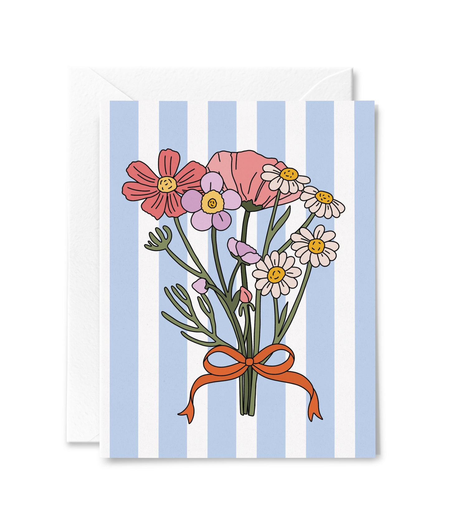 Bunch Of Flowers Striped