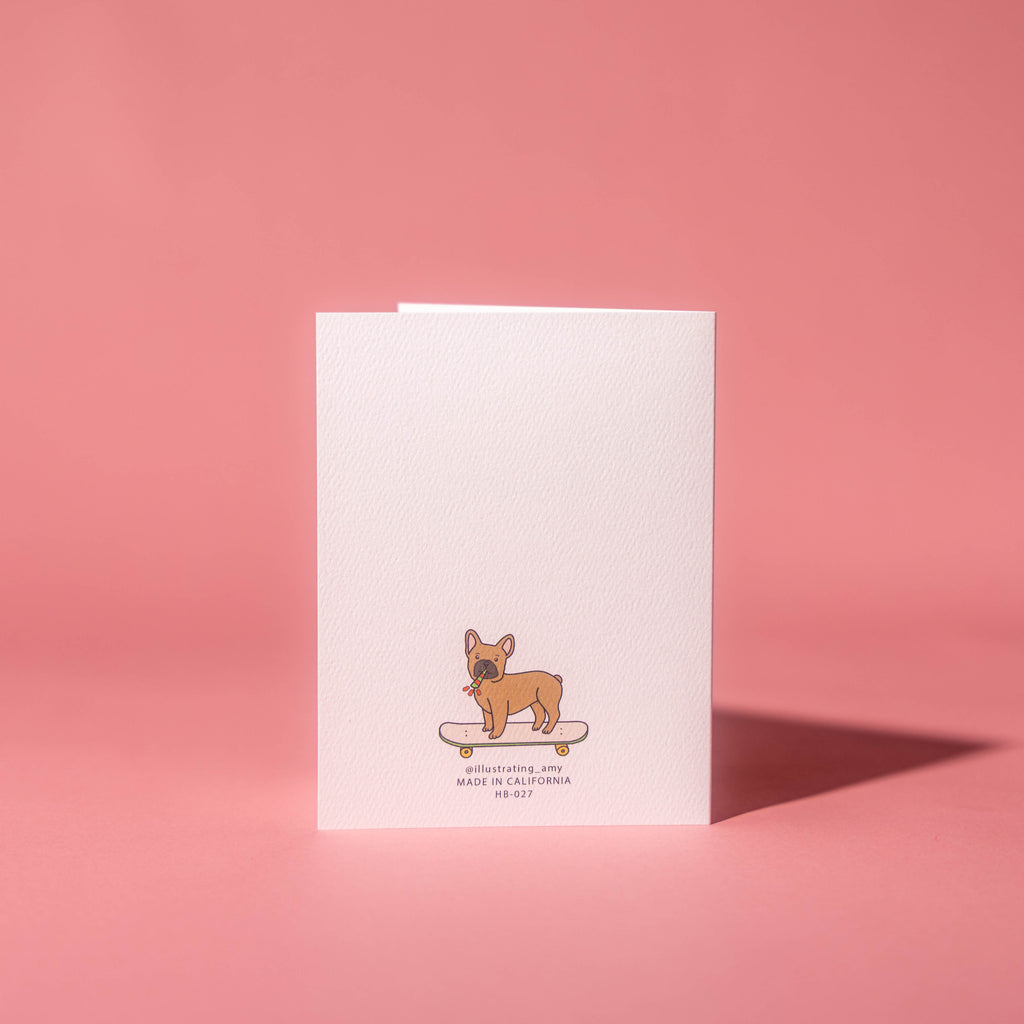 Skateboarding Dogs Birthday Card
