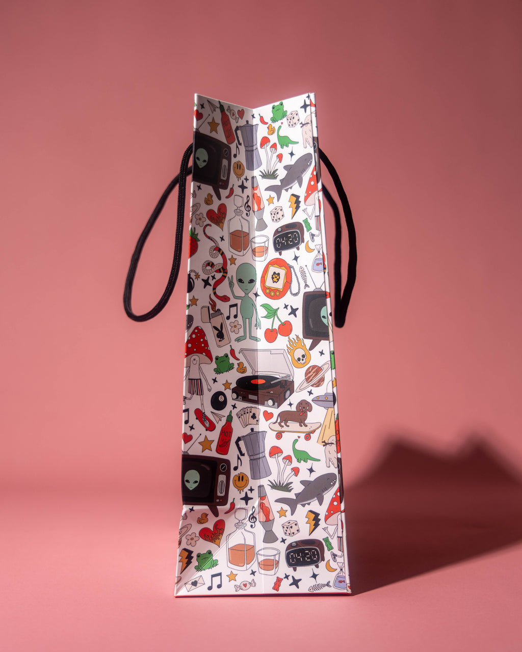 Retro Print Gift Bag
