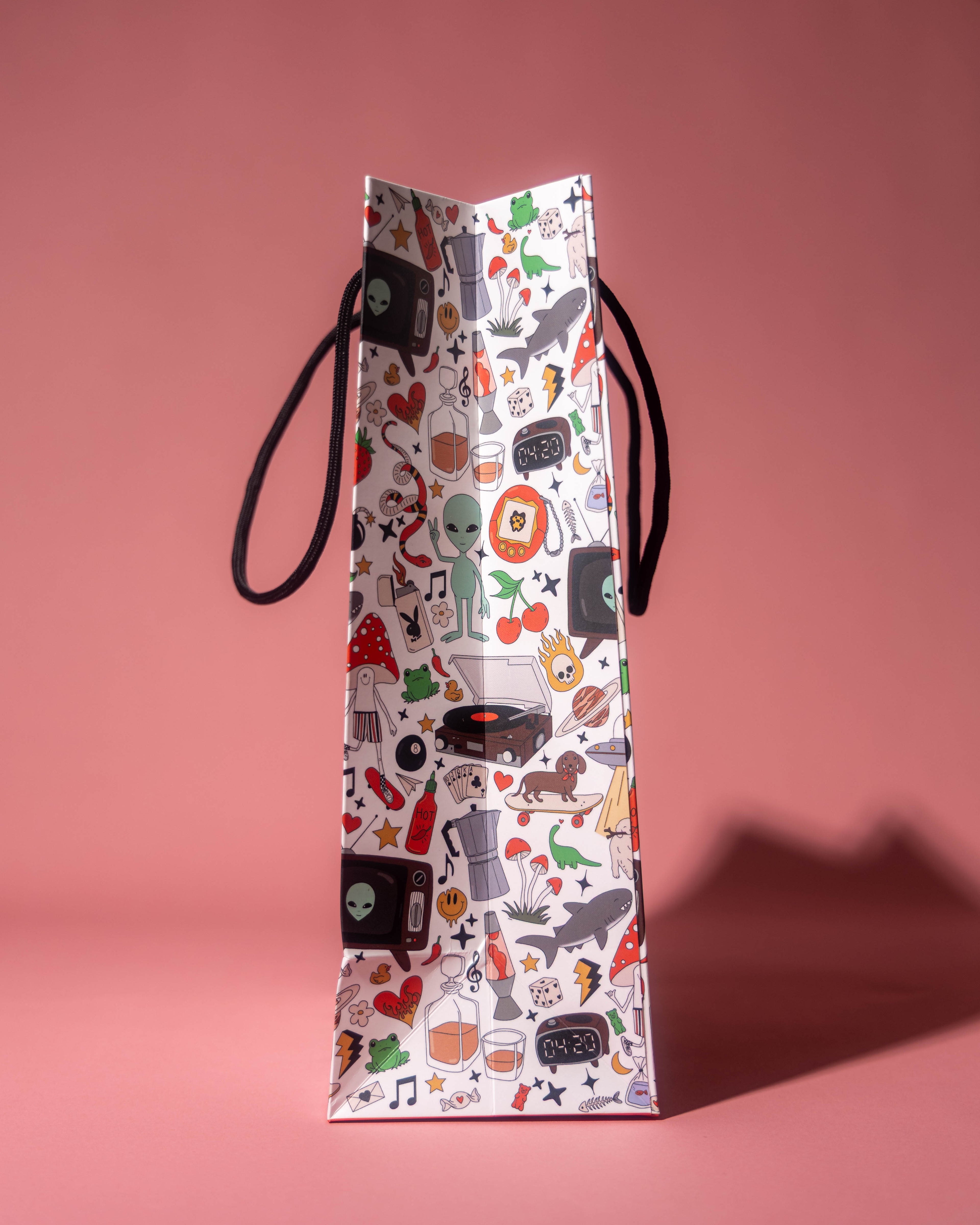 Retro Print Gift Bag