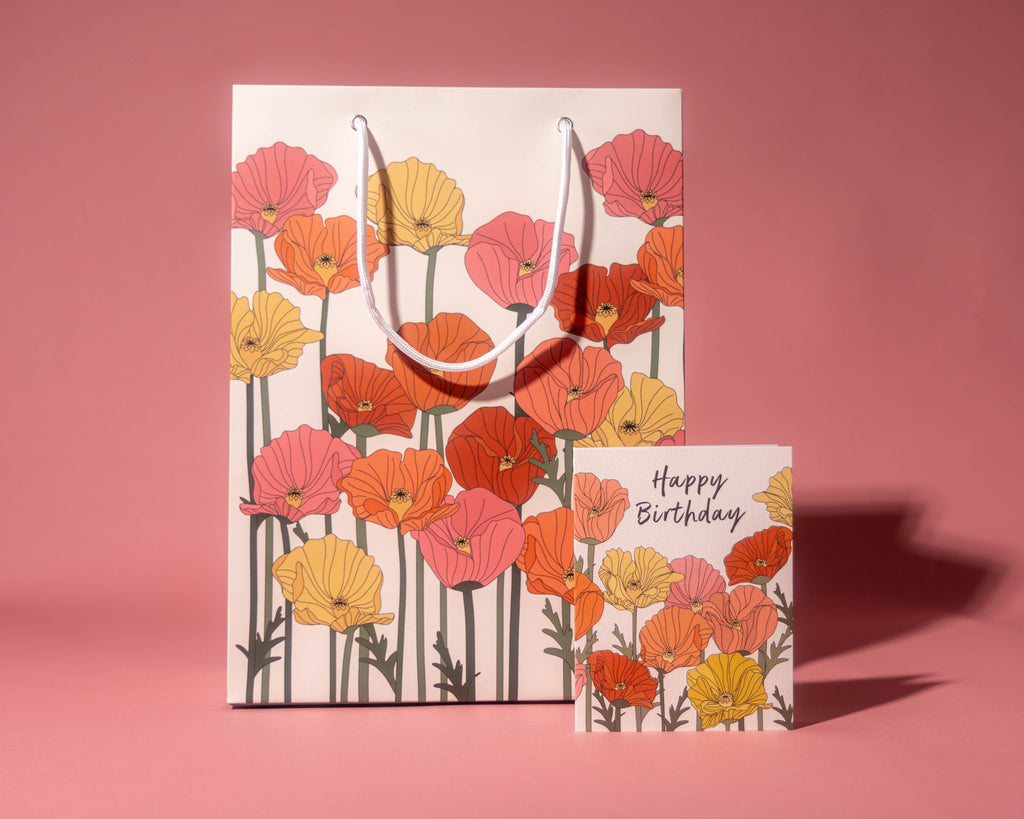 Poppy Fields Gift Bag