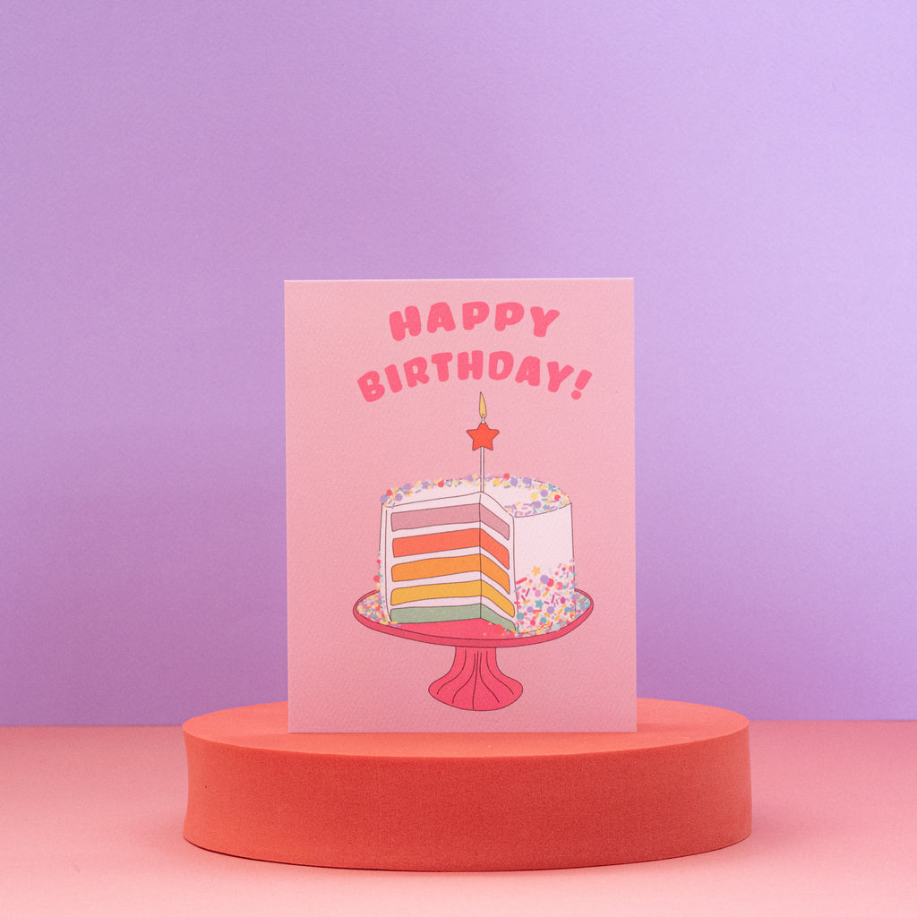 Rainbow Birthday Cake