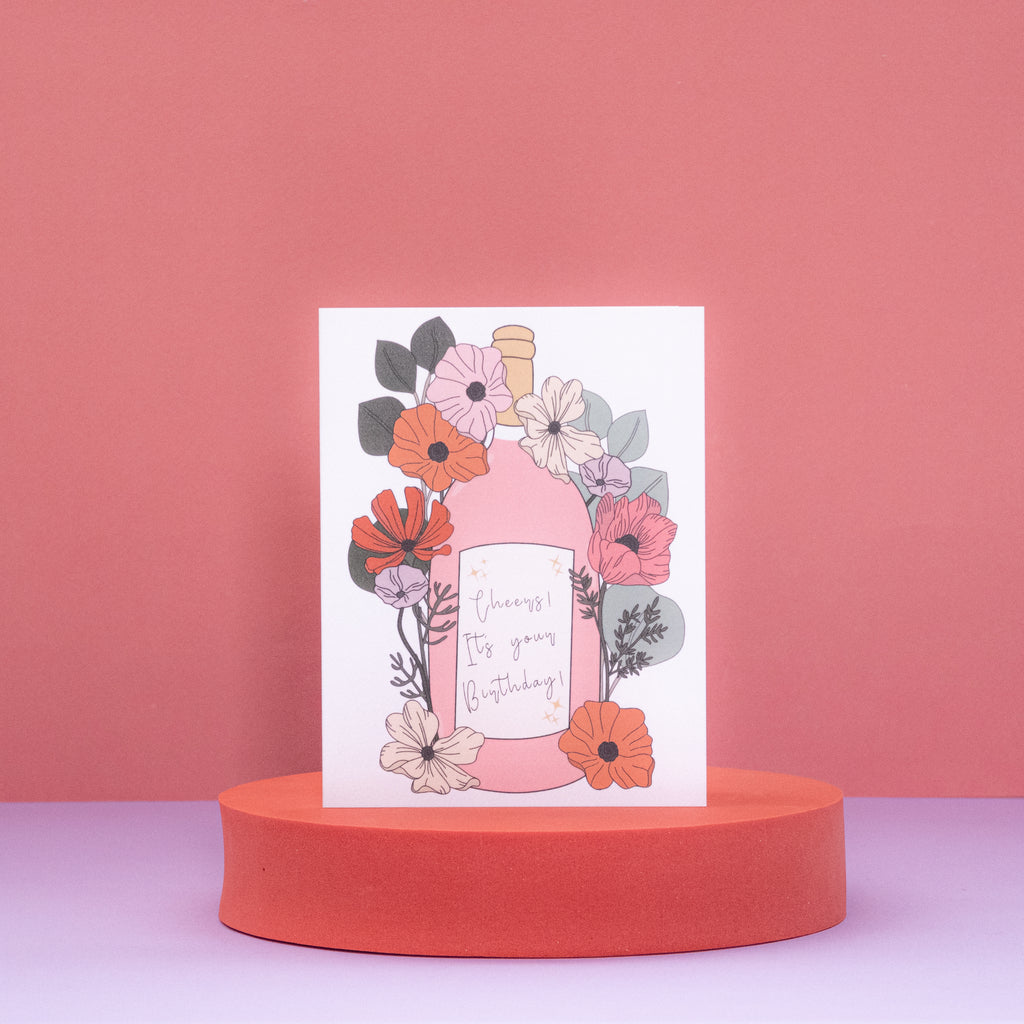 Cheers Birthday Wine