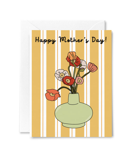 Striped Mothers Day Flowers