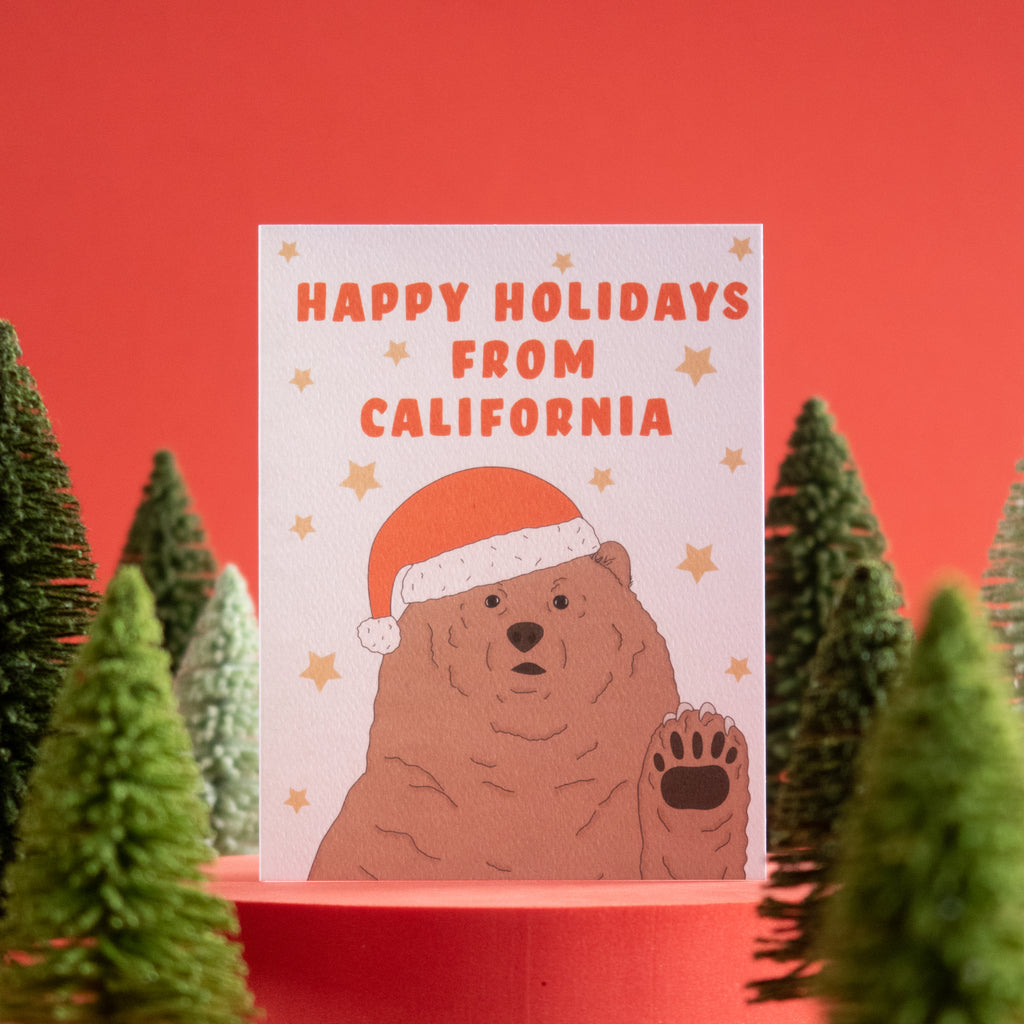 Santa Bear Card